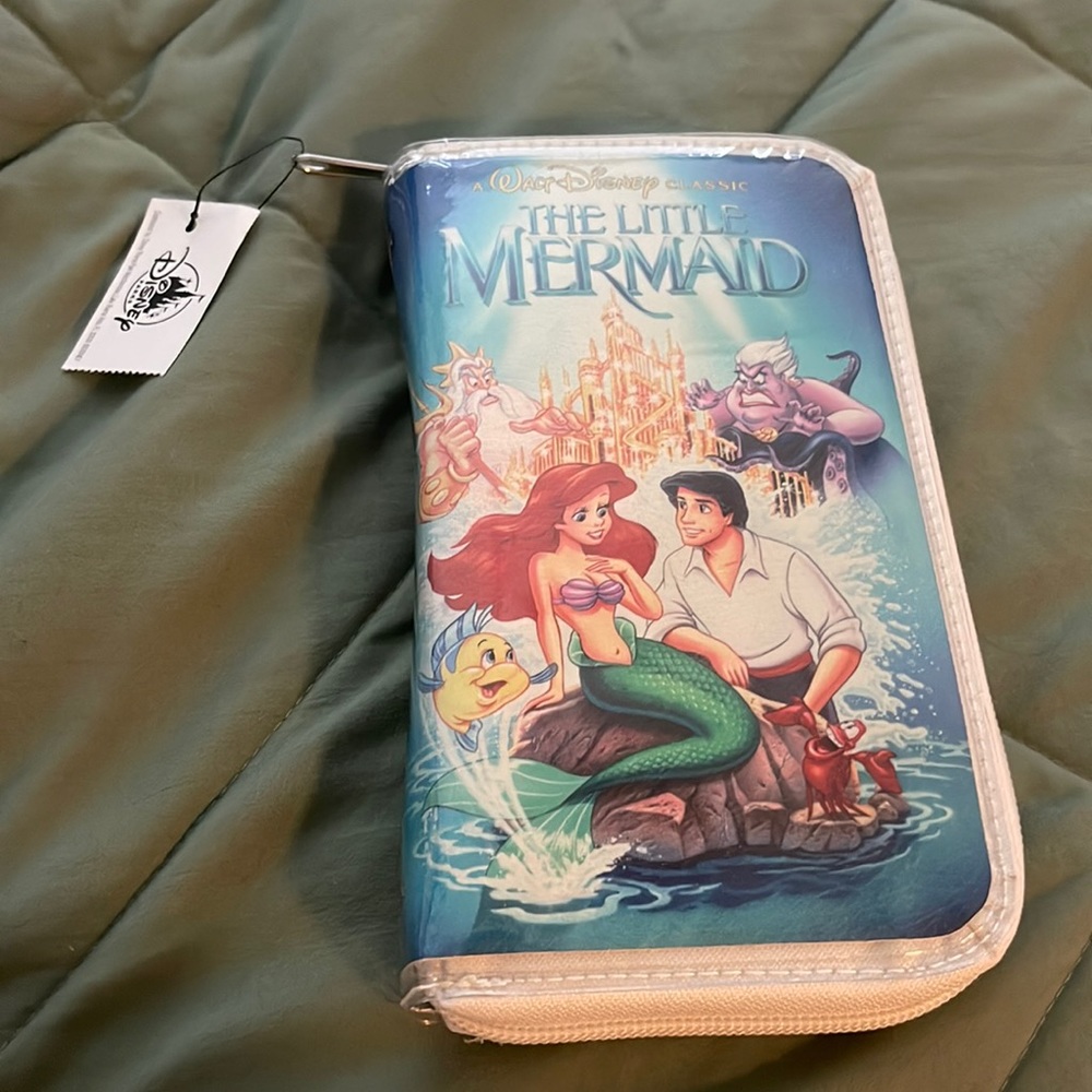 The Little Mermaid Disney VHS Wallet